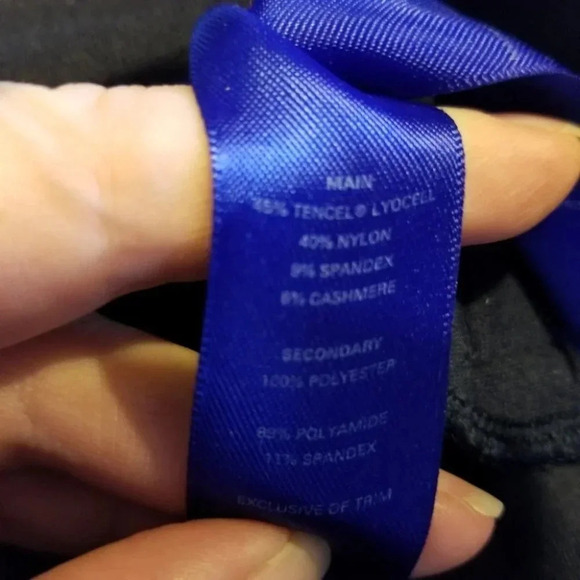 Kit and Ace Navy Blue  On Repeat Pleated Trousers 2 - Picture 9 of 15